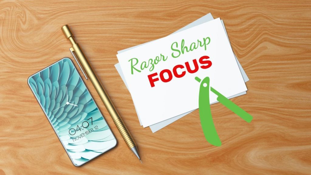 razor-sharp focused in your small biz