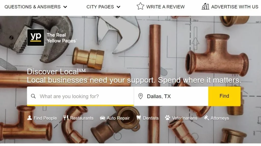yellow pages for small business owners