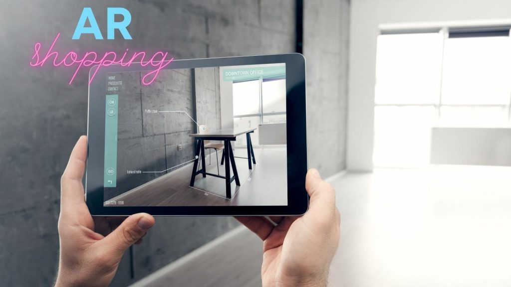 AR shopping as ecommerce trends