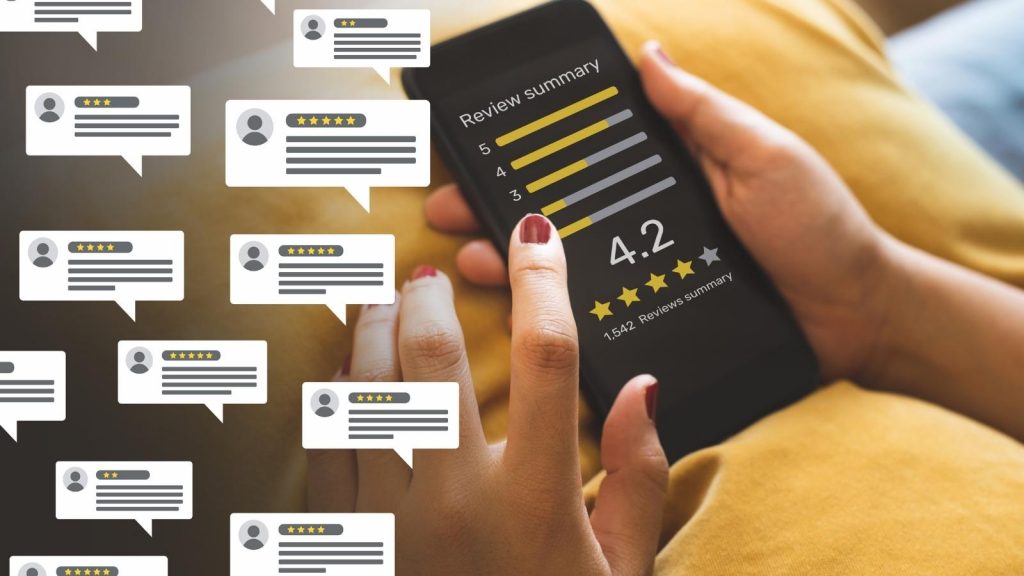 glowing reviews for business reputation