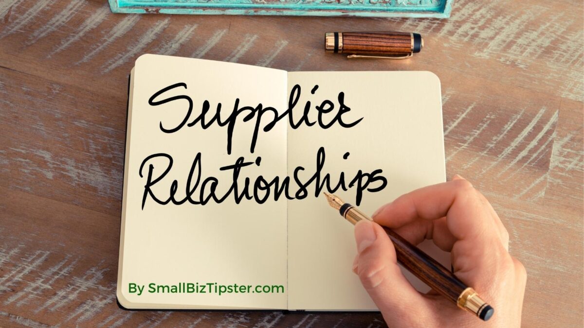 keep your suppliers from running
