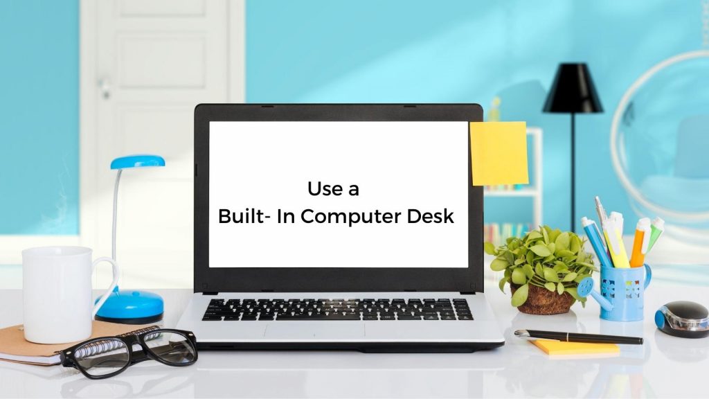 built in computer desk