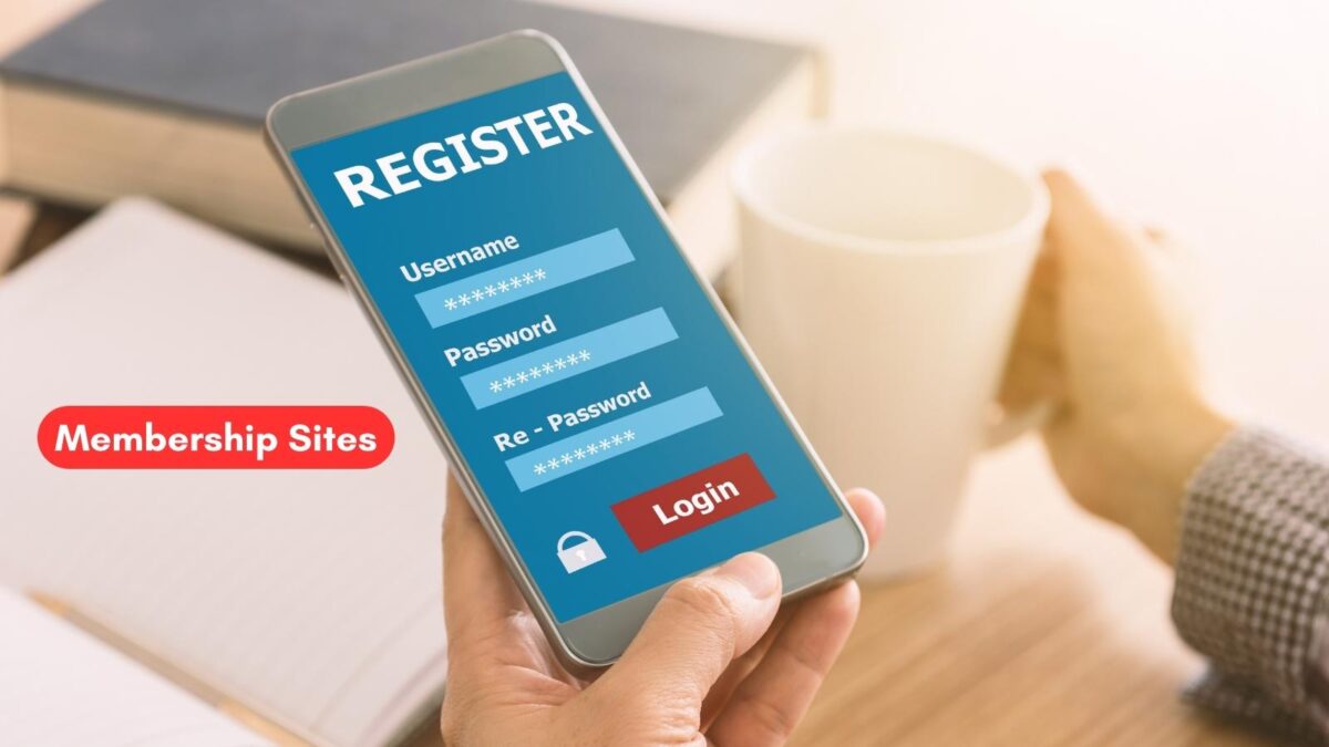 create a membership site