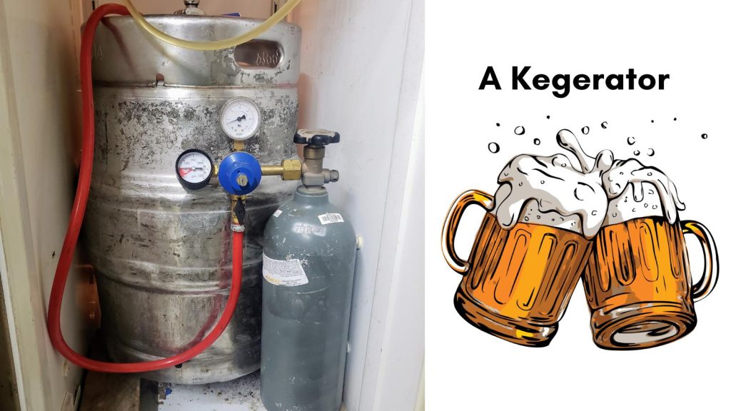 a kegerator for garage man cave