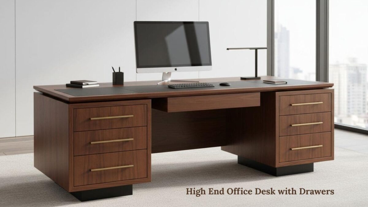 High end Office Desk with Drawers high end office desk with drawers