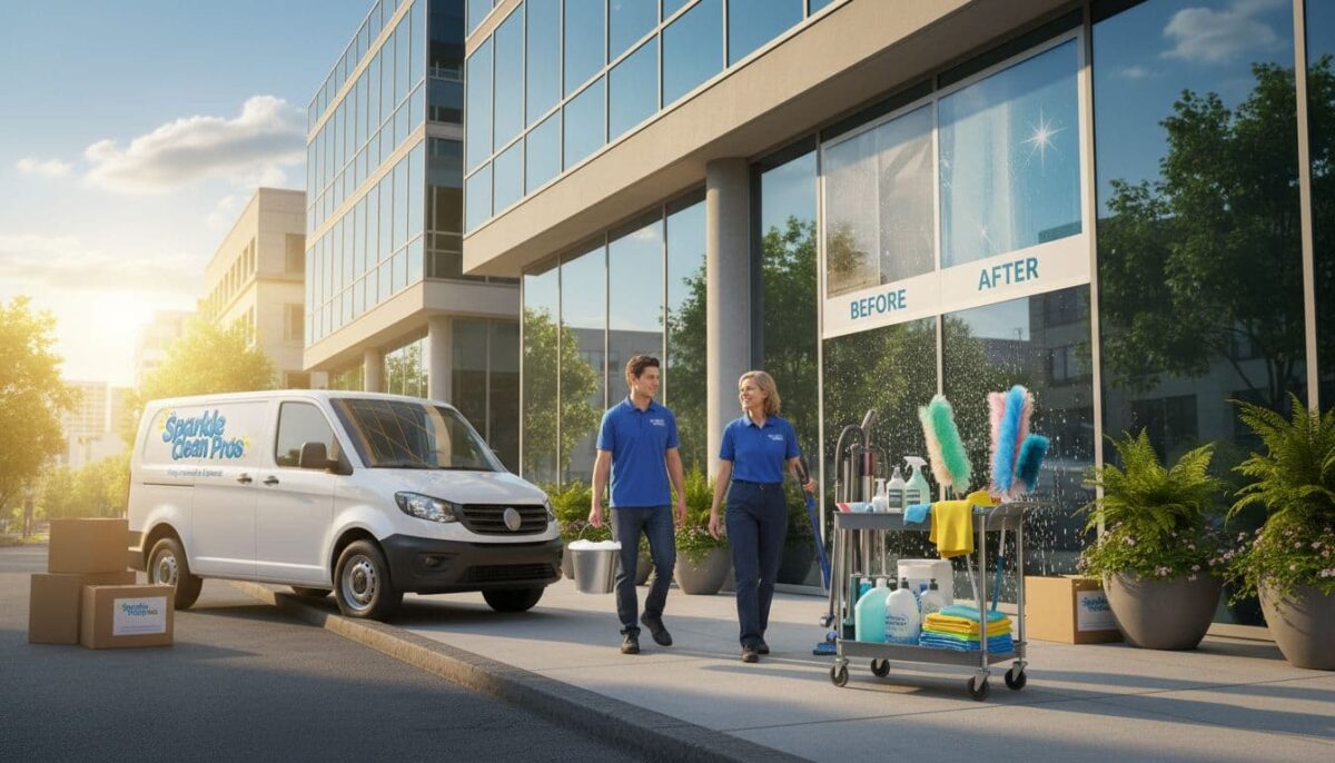sparkle-clean-pros-urban-office-cleaners-725d345d example of a cleaning company out at a commercial job