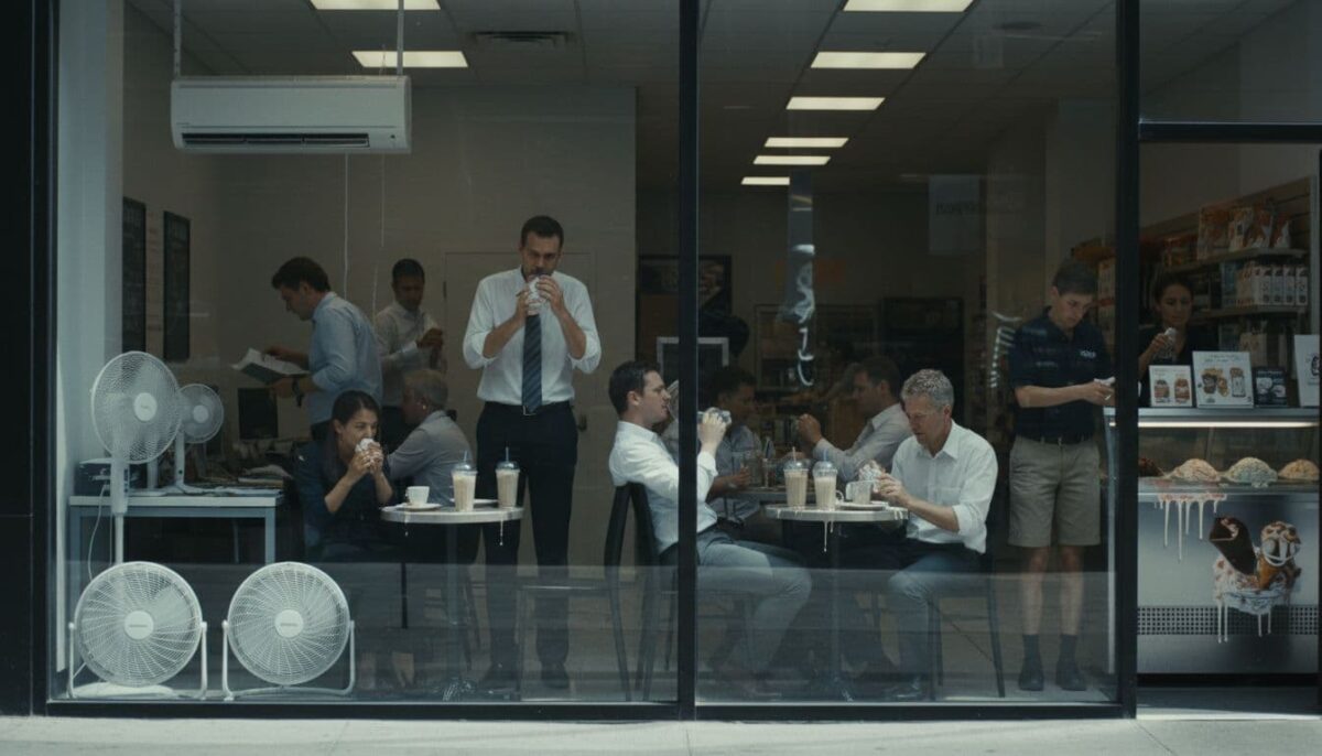 heatwave-urban-business-interiors-sweaty-workers