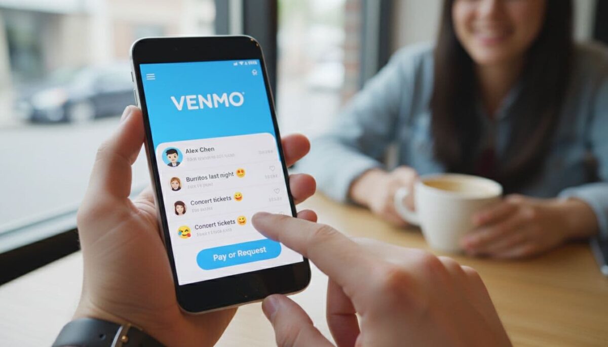 person-using-venmo-app-on-phone