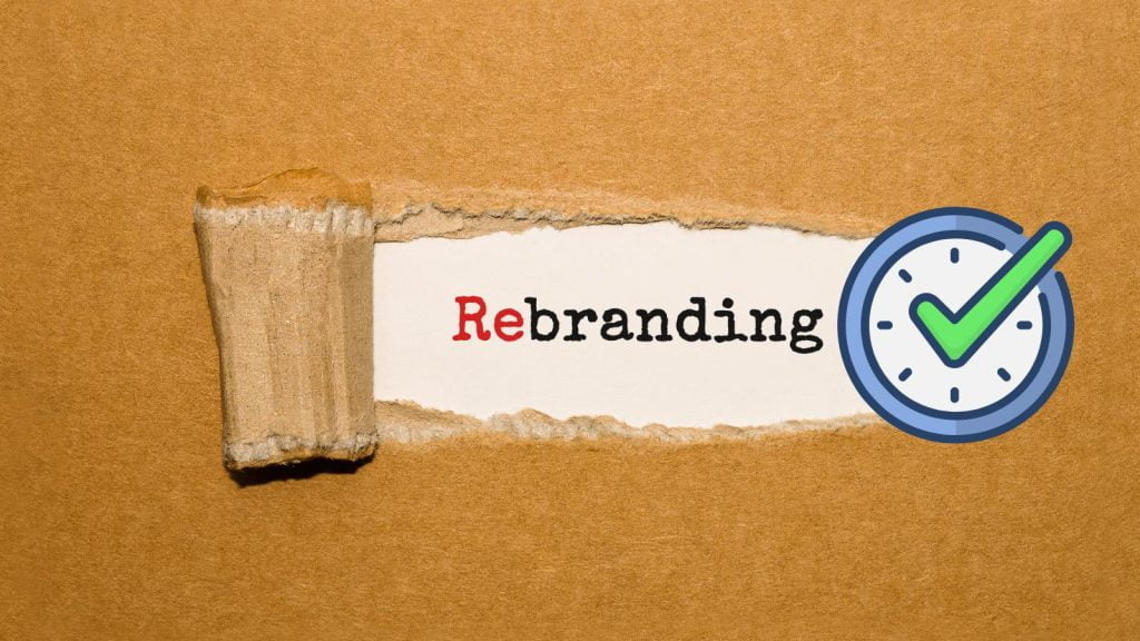 time for rebranding your business