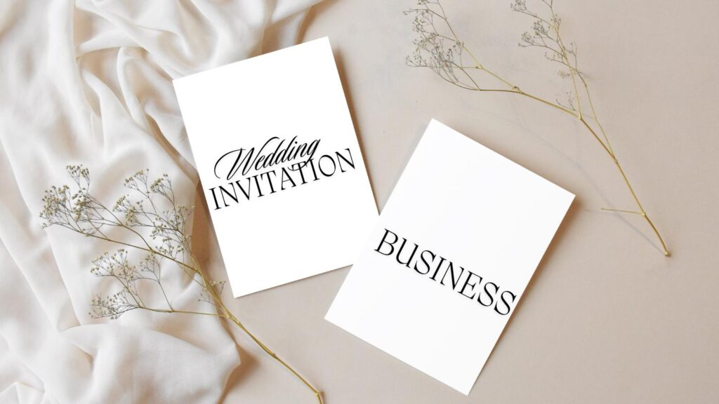 wedding invitation business