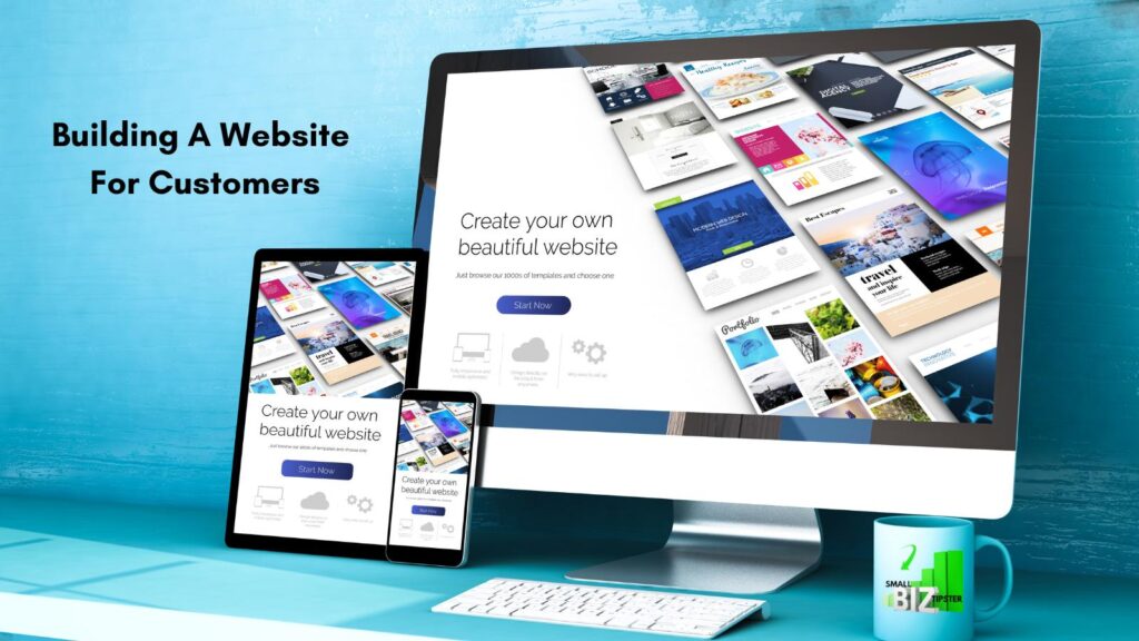 building a website for customers