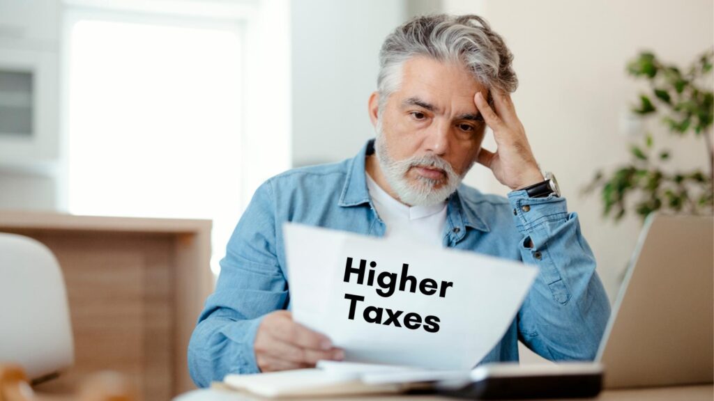 higher taxes