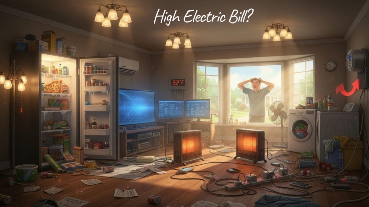 what cases high electric bill?