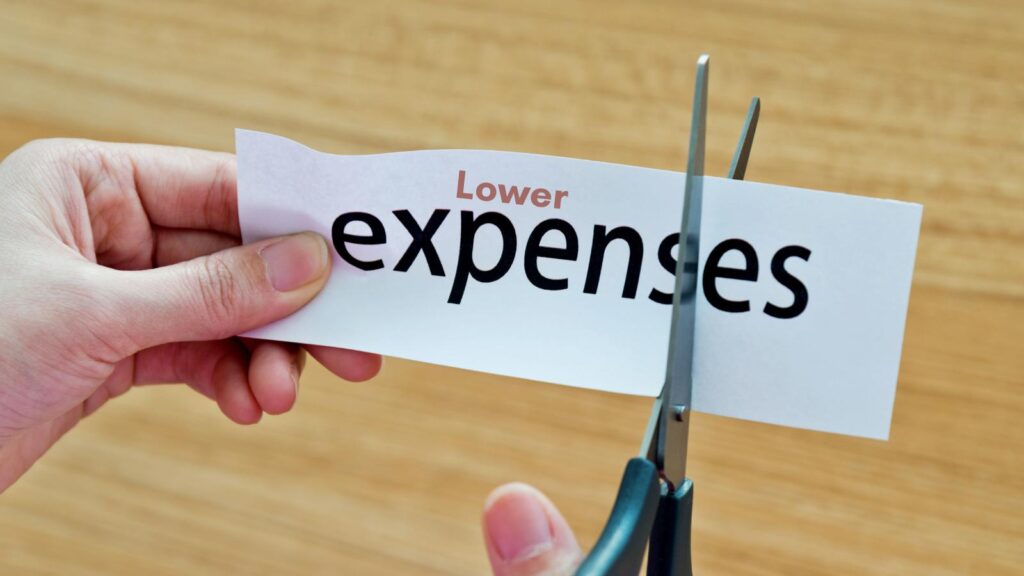 lower expenses