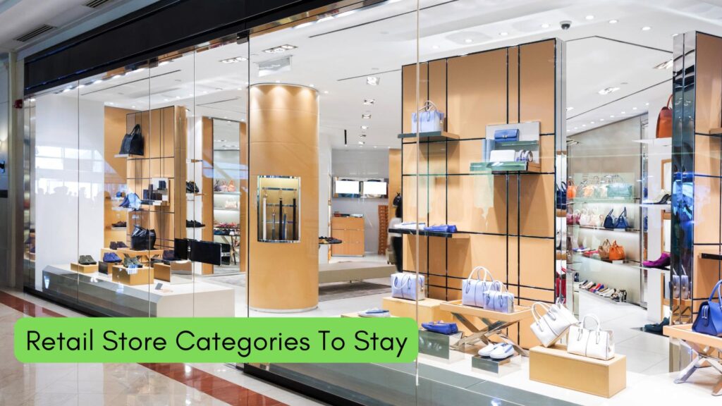 retail store categories