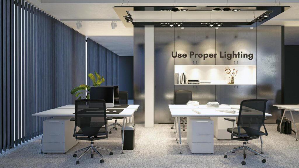 office more comfortable with best lighing