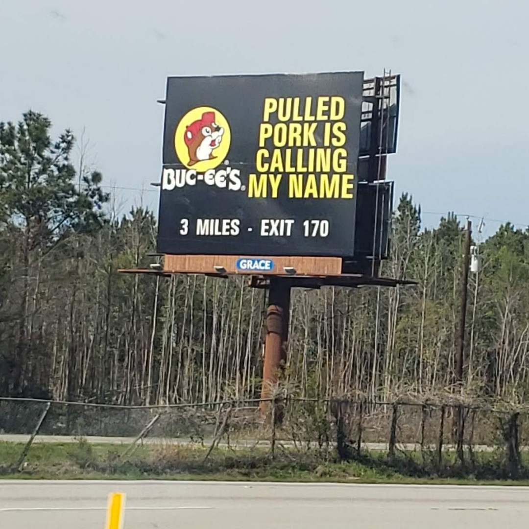 Buc-ees infamous billboards in the south
