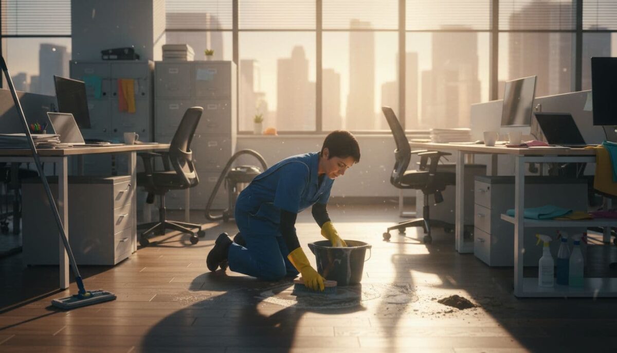 deep cleaning your office space