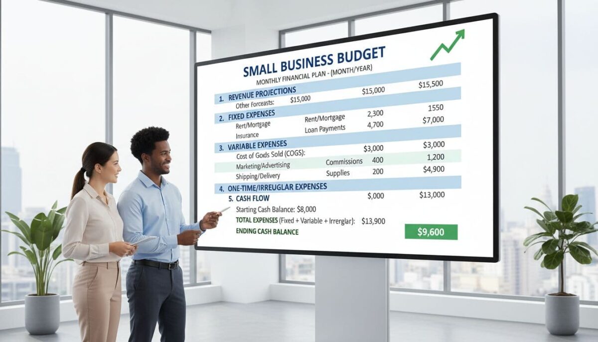everything you need for a small business budget