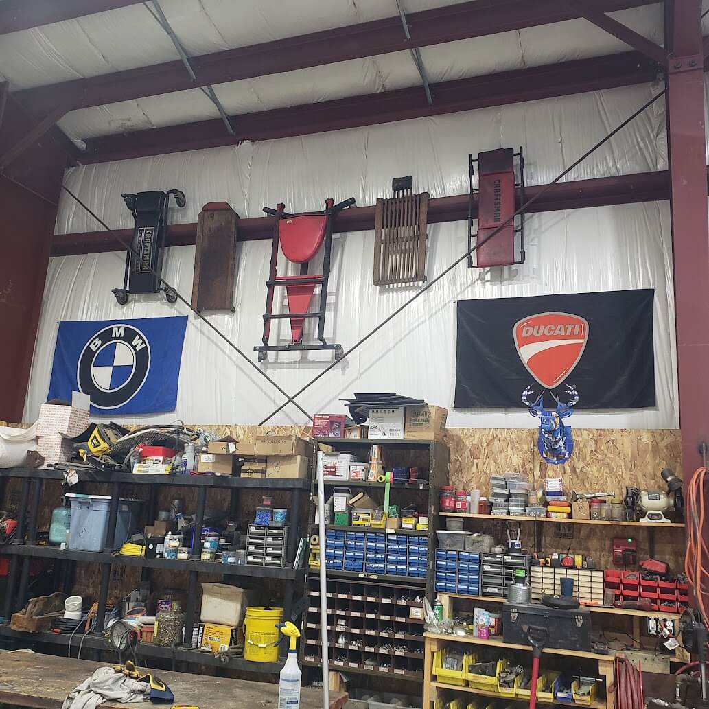 garage mancave (1) A place for everything in my husbands mancave