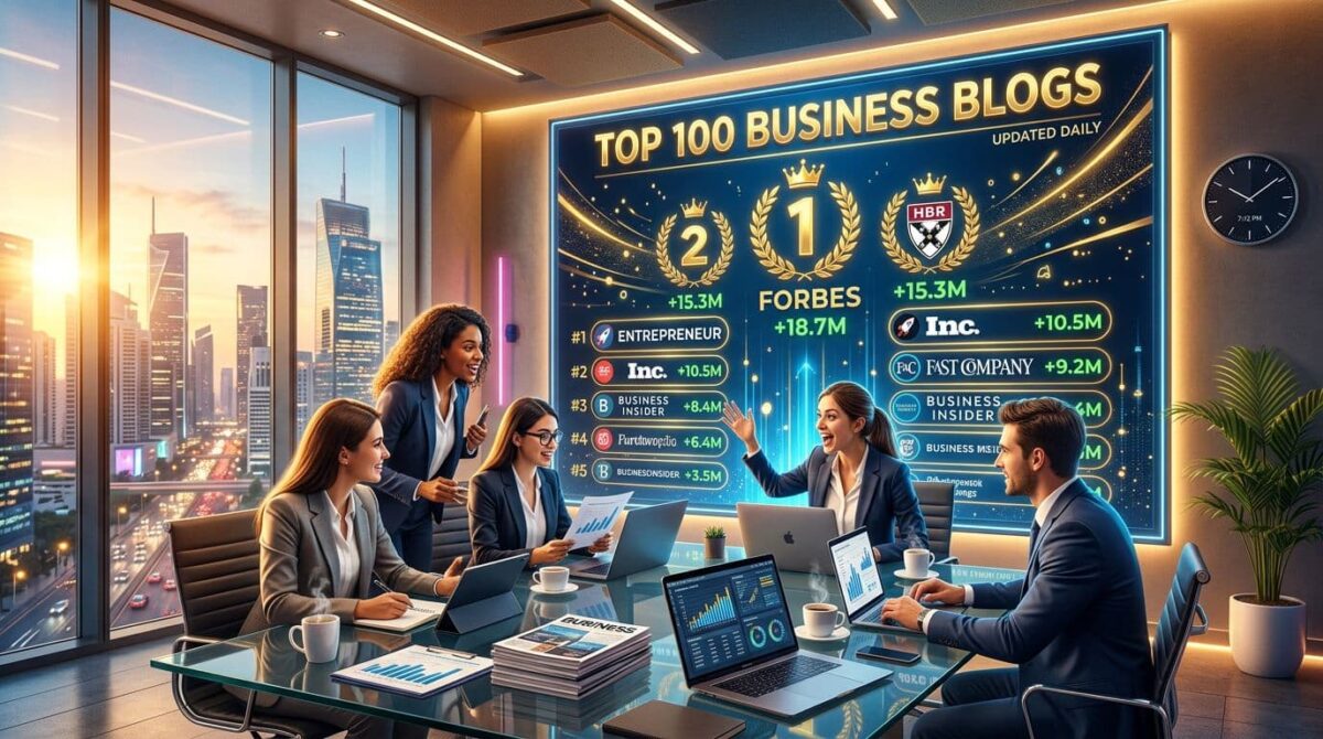 Top 100 business blogs leaderboard