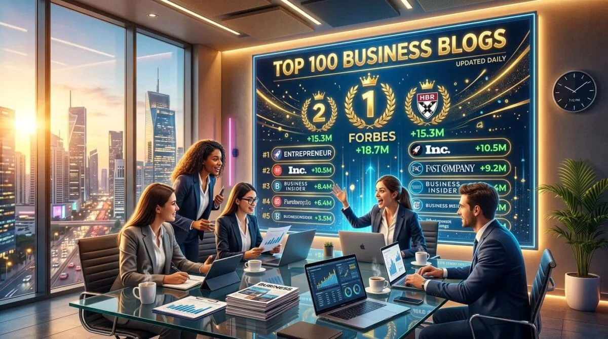Top 100 business blogs leaderboard