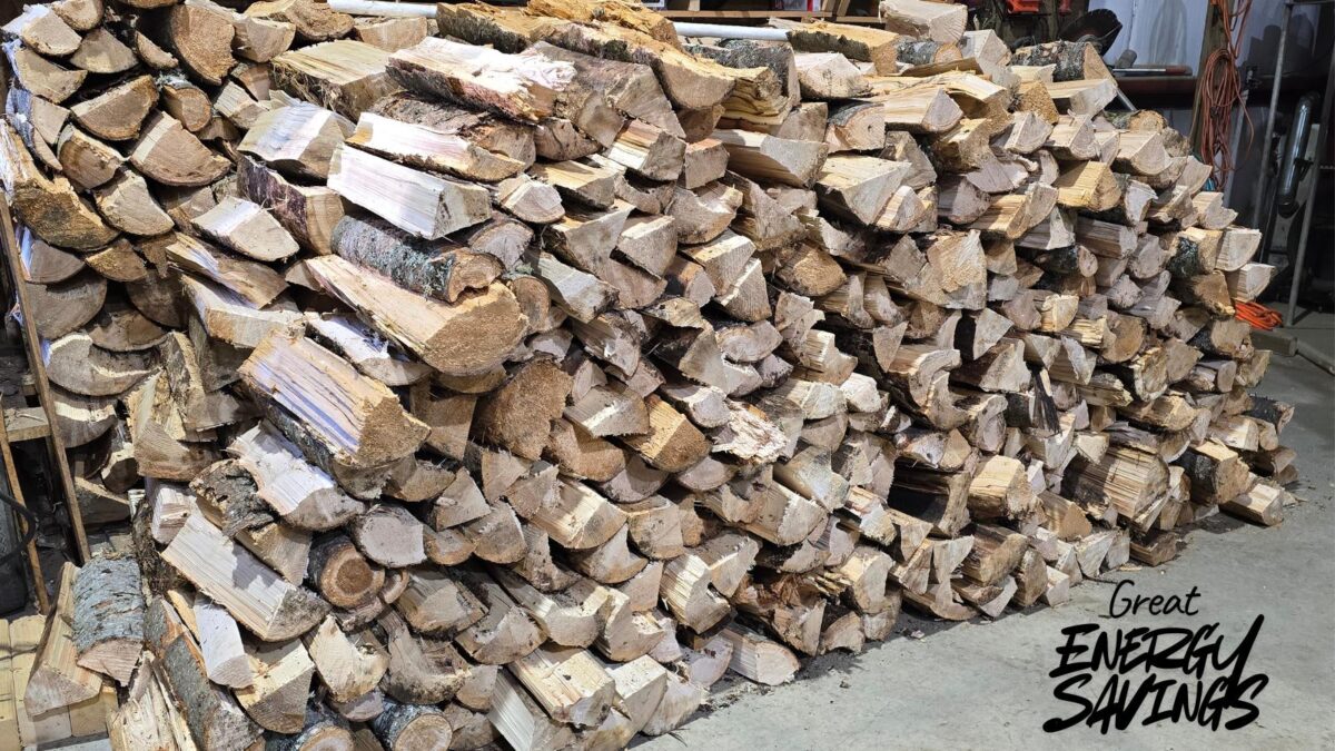 wood stove in man cave saves money on heat