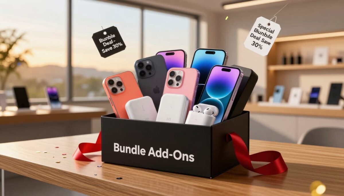 Bundle add ons to make more sales