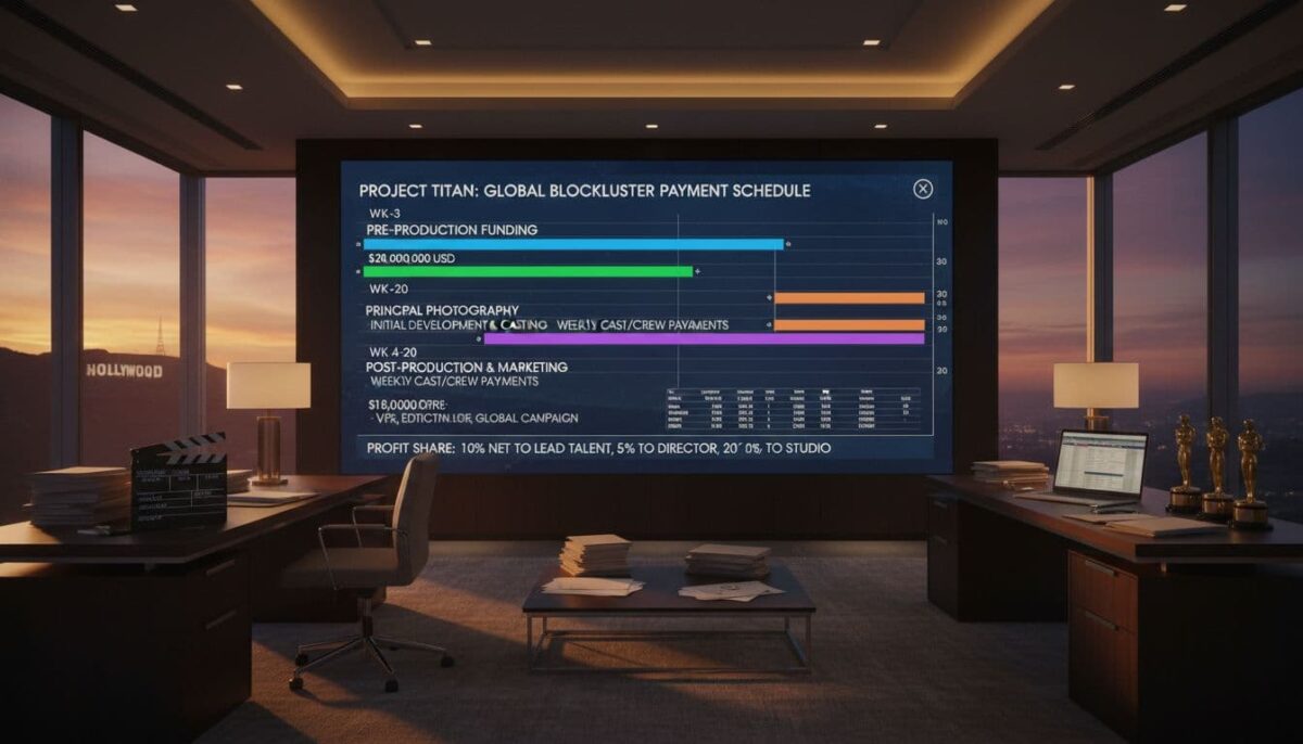 an example of a payment schedule chart