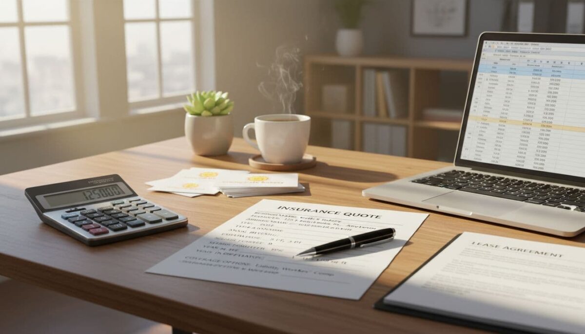 details of a small business for obtaining a business insurance quote