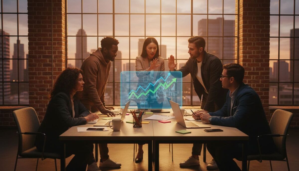 Young-entrepreneurs-innovating-coworking-dusk to adapt time to adapt when you see the stats like these business owners