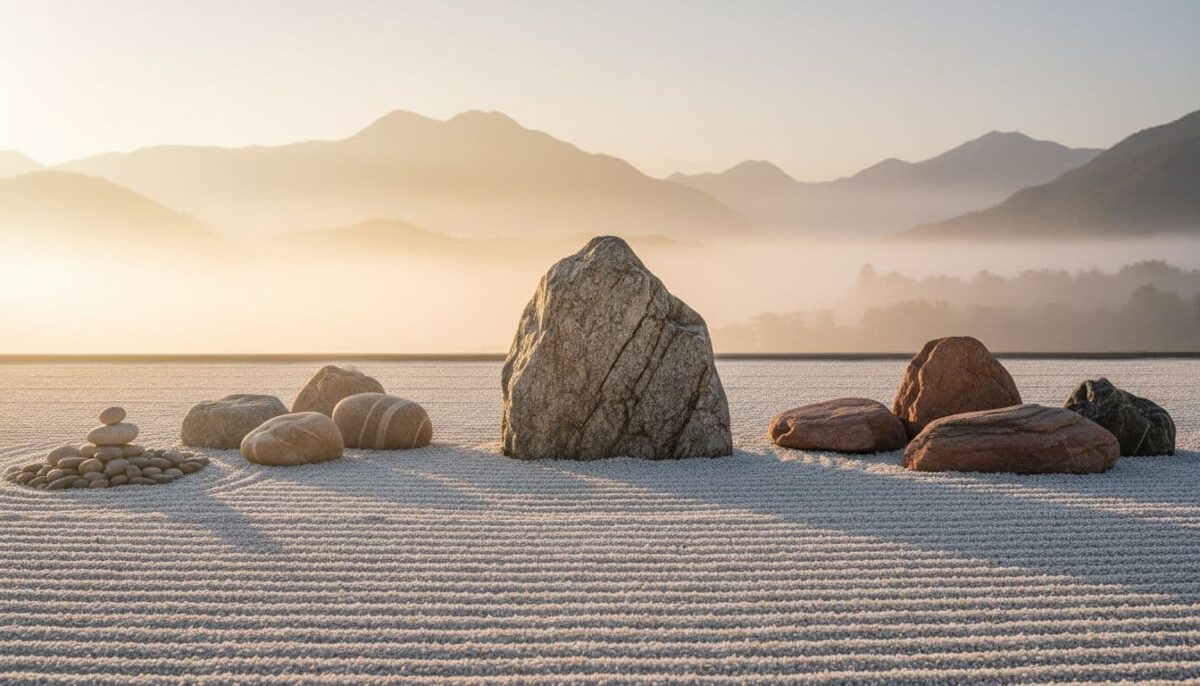 See how rocks in different sizes doesn't matter.
