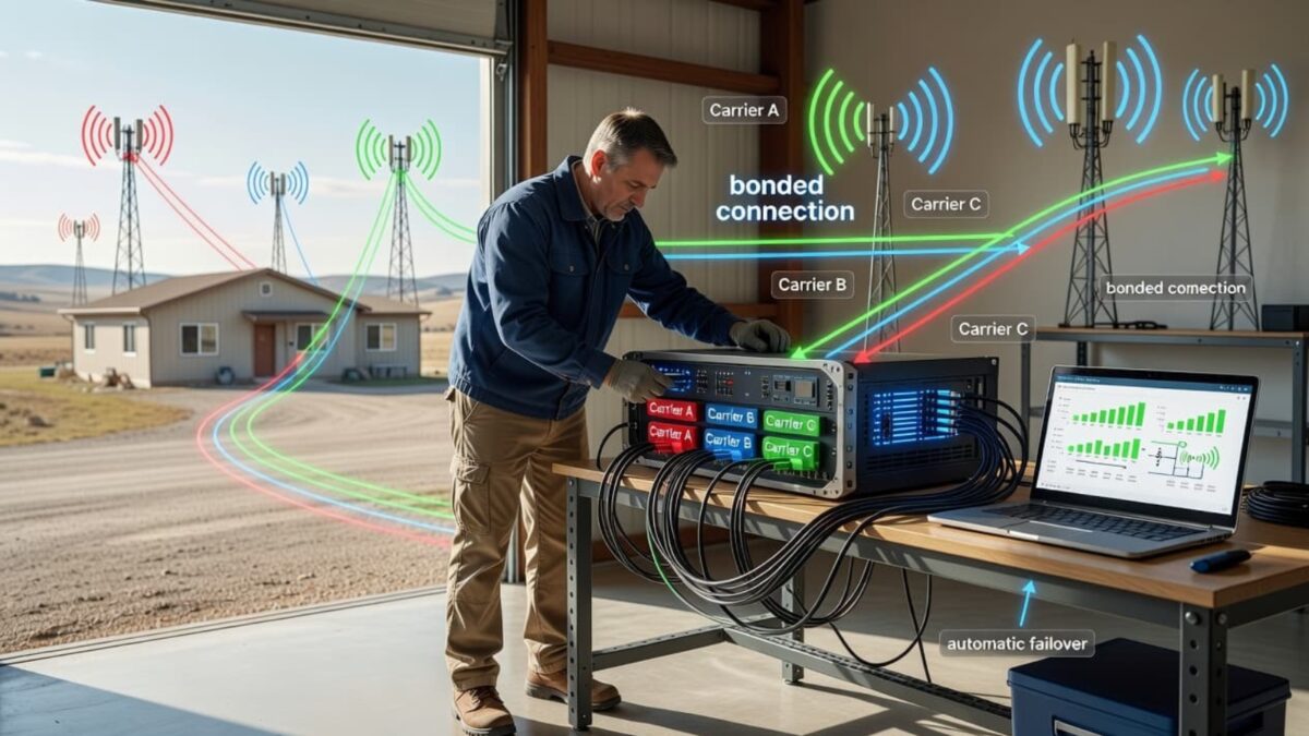 a process for temporary internet How the process is done by a tech for temporary business internet
